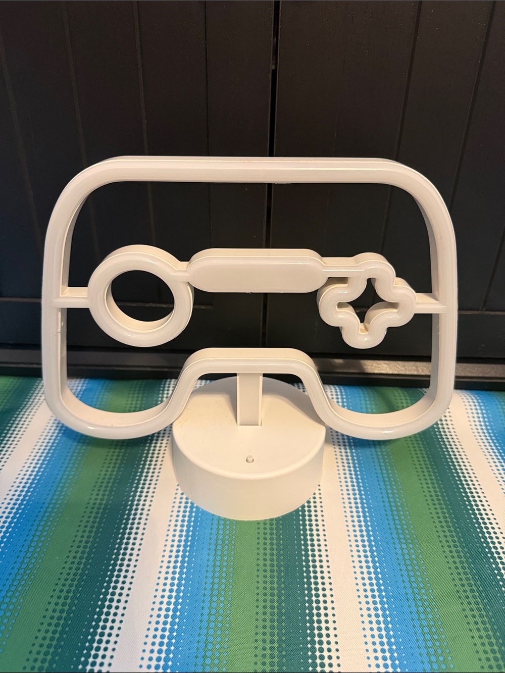 White Decorative Game Controller Accent That Light  Up